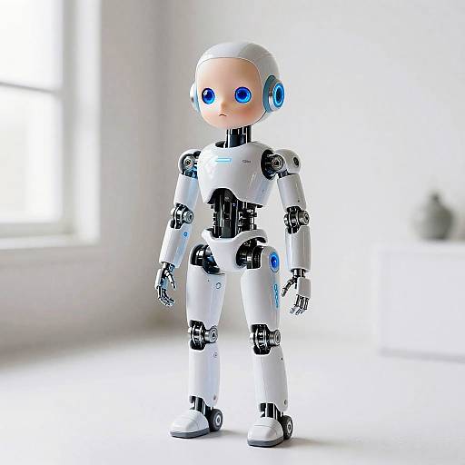 Futuristic Humanoid Robot Doll