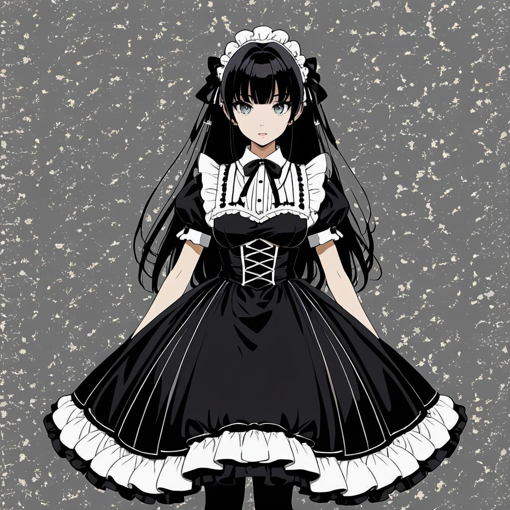 Serious Gothic Maid in Shonen Style