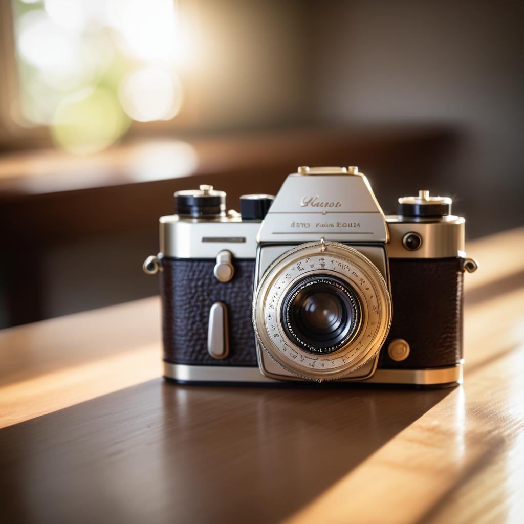 Vintage Camera in Gentle Afternoon Light