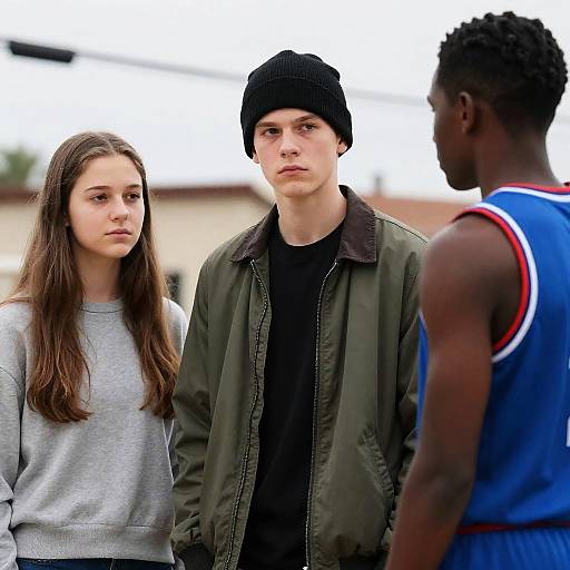 Outdoor Photograph of Diverse Teenagers