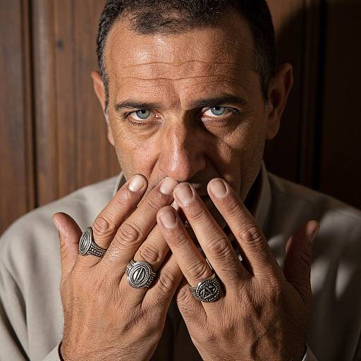 Photorealistic Middle Eastern Man Portrait