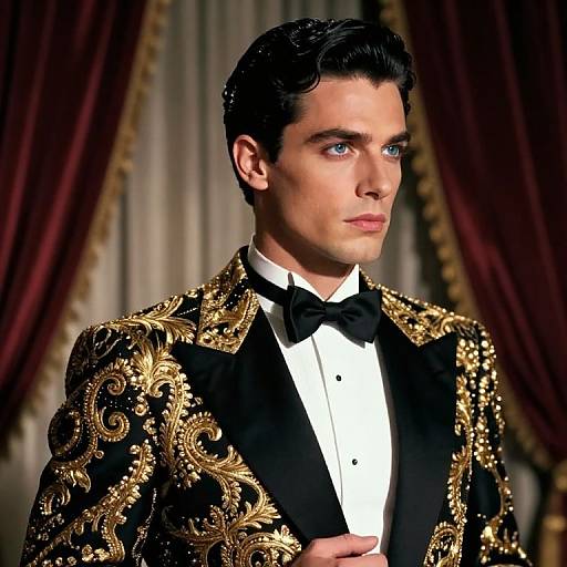 Vintage Hollywood Glamour Portrait