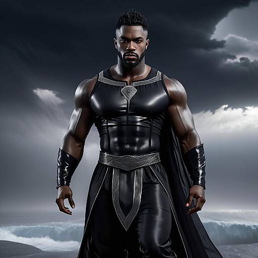 Ethereal Black God of Storms