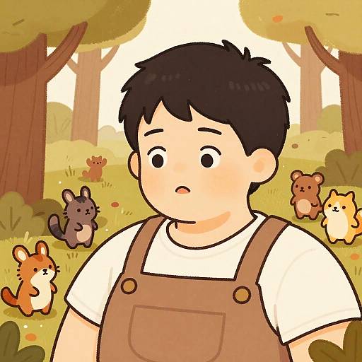 Playful Plus Size Pixie in Autumn