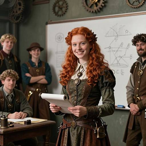 Steampunk Workshop with Redhead Leader