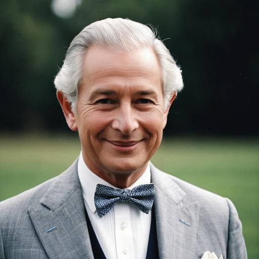 Older Man in Formal Suit and Bow Tie