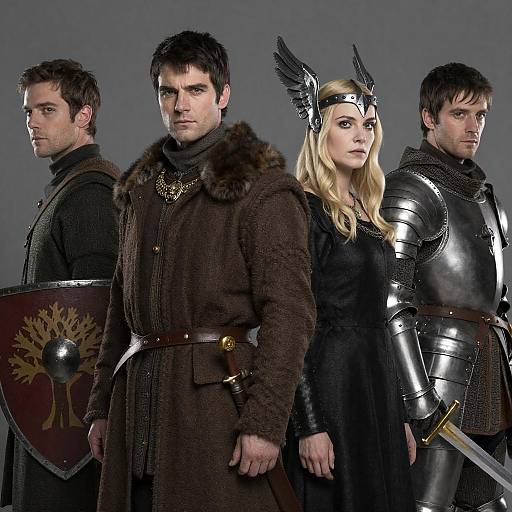 Medieval Characters in Armor Photography