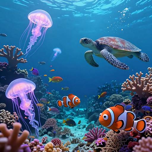 Enchanting Underwater Digital Wonderland