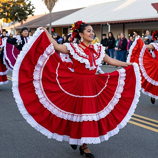 Ballet Folklorico Performance Vallejo Parade
