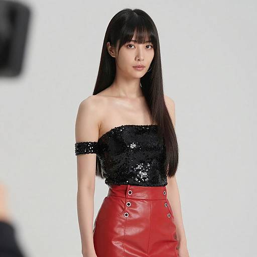 Elegant Portrait of an Asian Woman