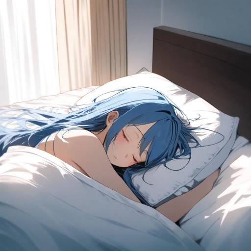 Peaceful Sleep of Two Girls Together