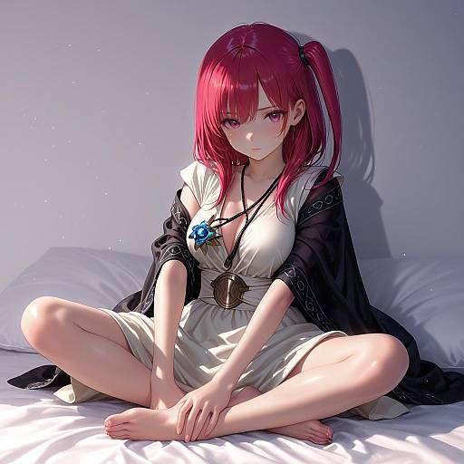 Illustration of Morgiana, magi the labyrinth of magic in the style of Koyama hirokazu