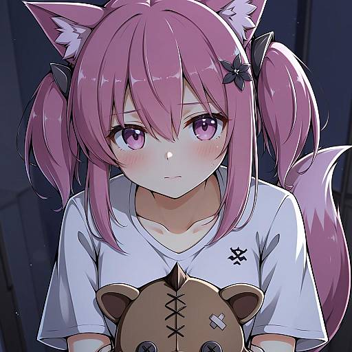 Illustration of Morte (arknights), arknights in the style of Goma (yoku yatta hou jane)