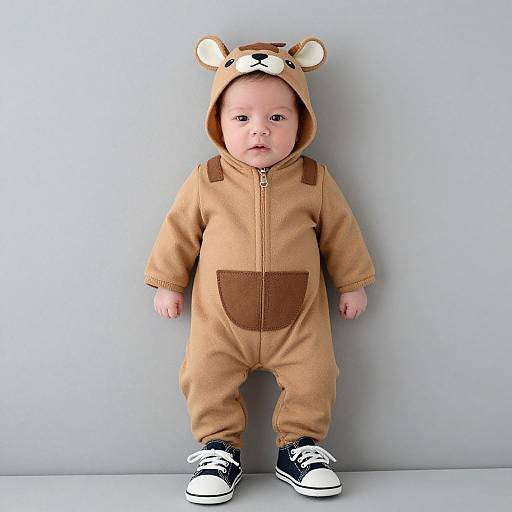 Realistic Newborn in Animal Costume