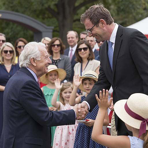 Joyful Public Event with Diverse Attendees