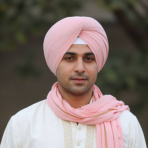 Bollywood Man in Traditional Costume