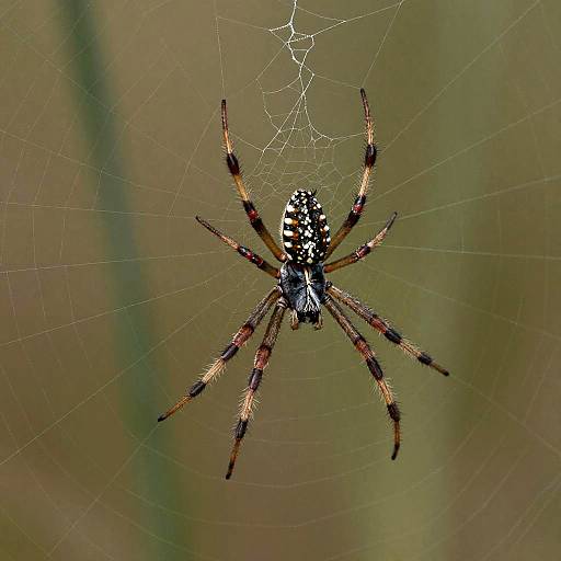 Photorealistic Spider Web Details