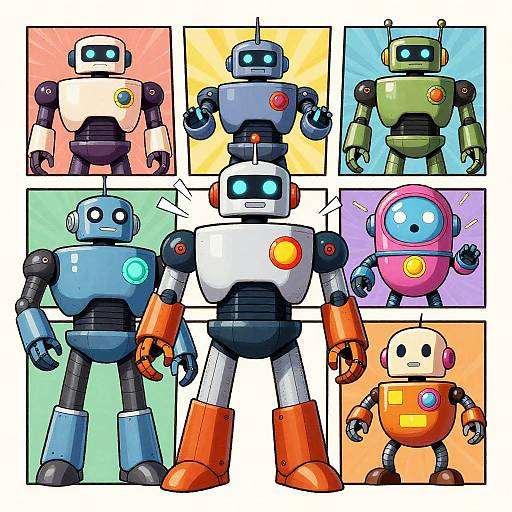 70s Sci-Fi Cartoon Adventure Scene