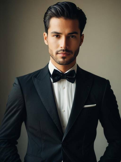 Elegant Man in Formal Portrait