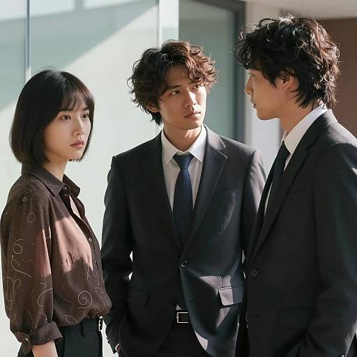 Serious Business Discussion Among Young Professionals