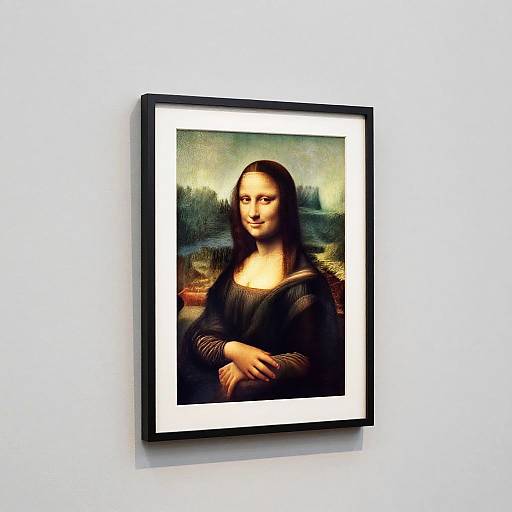 Modern Minimalist Mona Lisa Frame