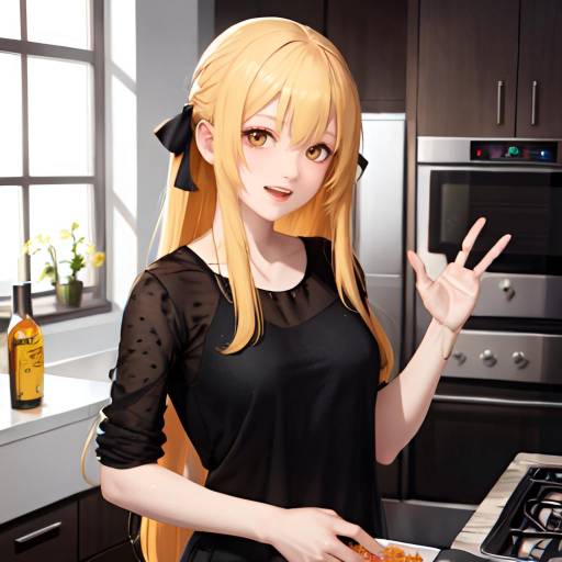 Aesthetic Tohru Honda Close-Up Portrait