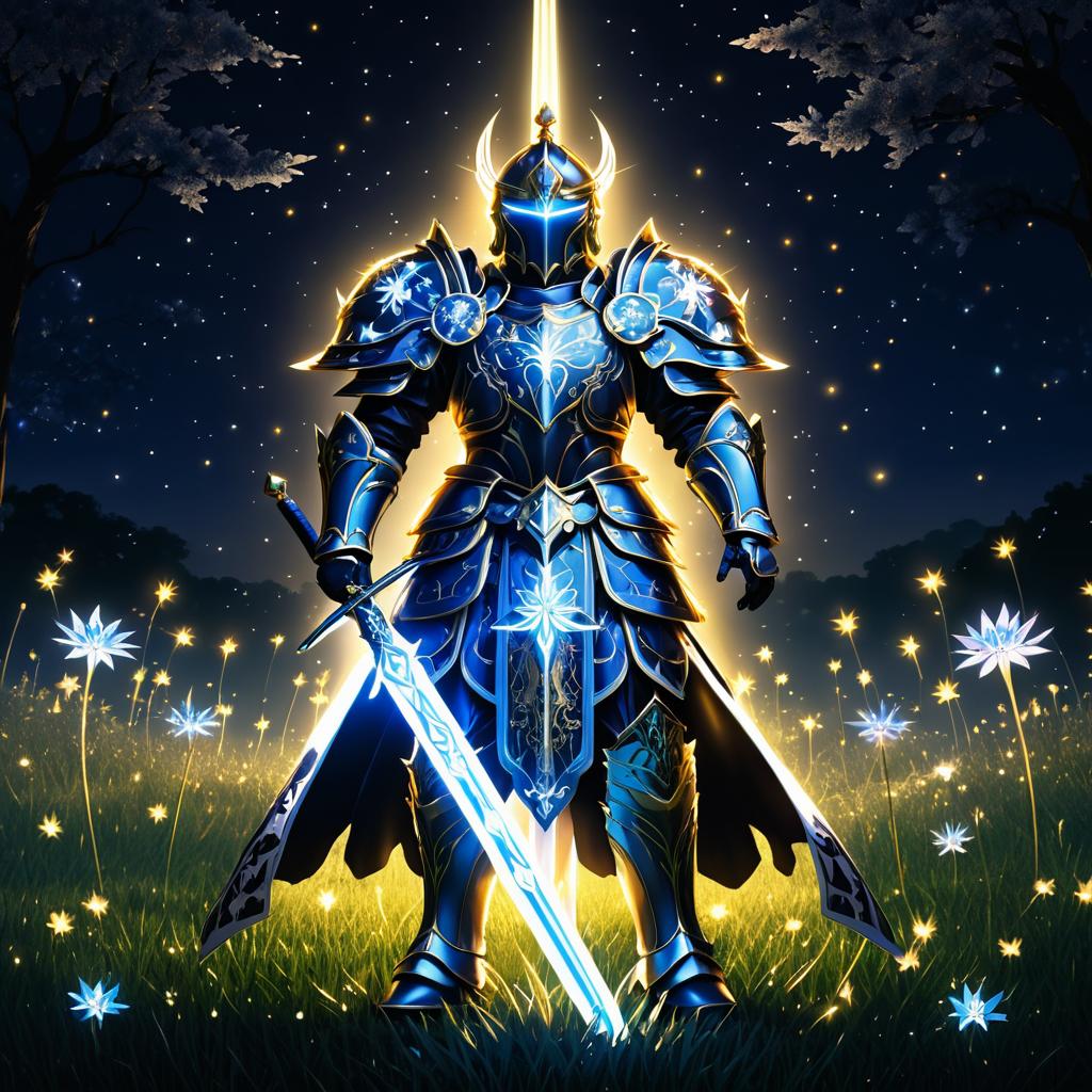 Valiant Paladin in Radiant Meadow