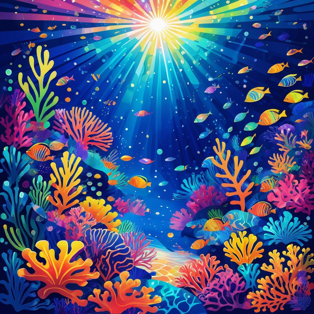 Vibrant Underwater World Inspired by Matisse