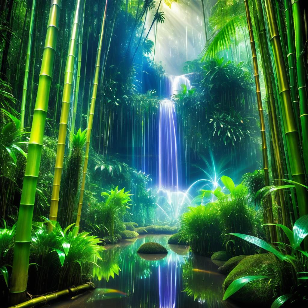 Hyper-Realistic Jungle with Spiritual Guides