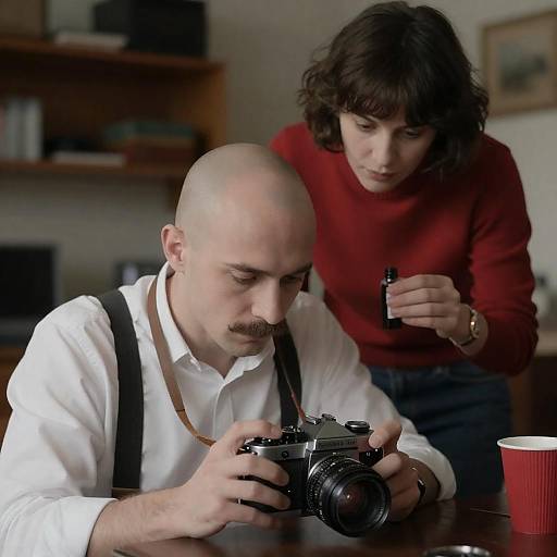 Vintage Photography Focus: A Captivating Scene