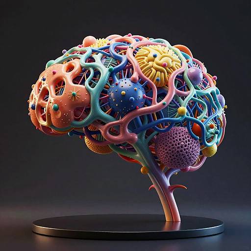 Intricate Environmental Neural Network Sculpture