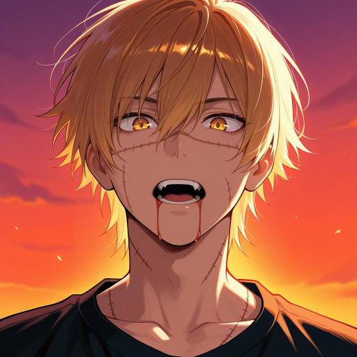 Dramatic Portrait of a Teenage Boy Dramatic Portrait of a Teenage Boy