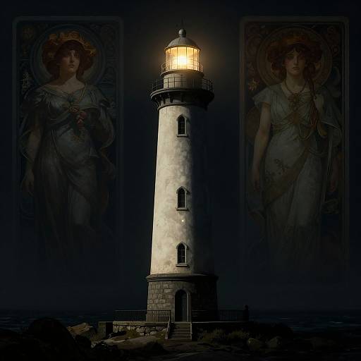 Dramatic Lighthouse Concept Art
