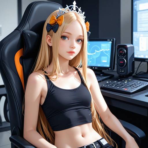 Elegant Abigail Williams in a Relaxed Setting