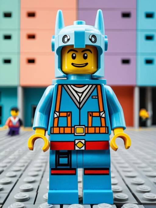 Cinematic Portrait of Lego Cosplay Vision