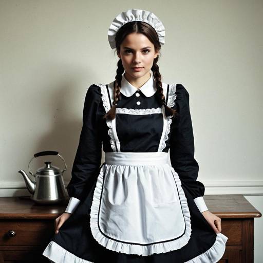 Elegant Classic French Maid Portrait