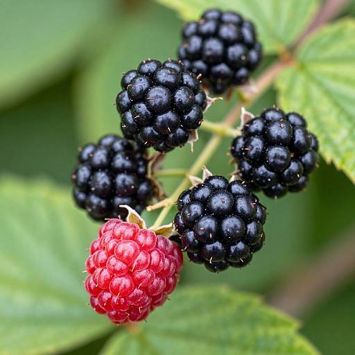 Foraging Blackberries and Wild Fruits