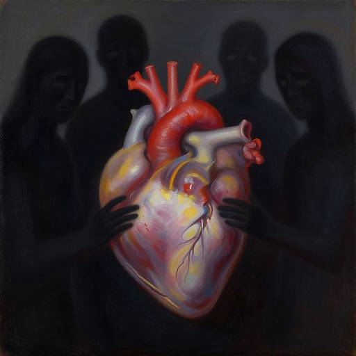 Shadowy Figures Over Fragile Heart