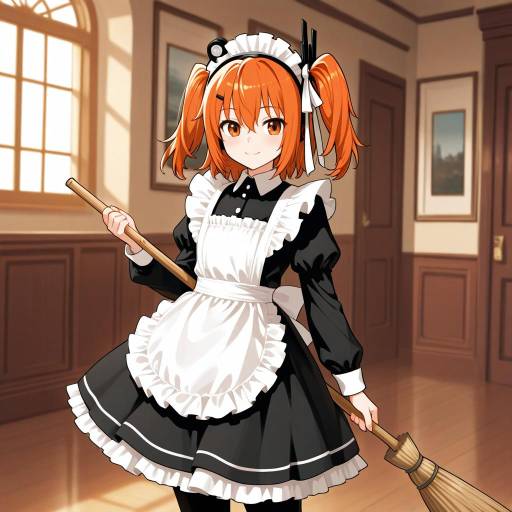 Charming Cowboy Maid in Old West