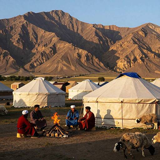 Nomadic Life by Zagros Mountains