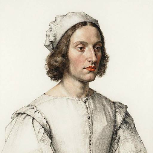 Renaissance Man in Charcoal Sketch