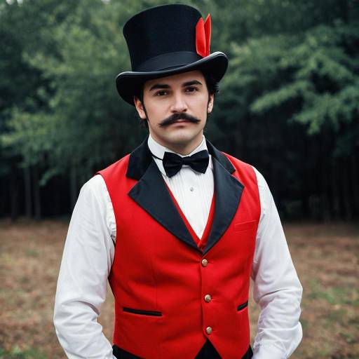 Charming Ringmaster in Fancy Dress