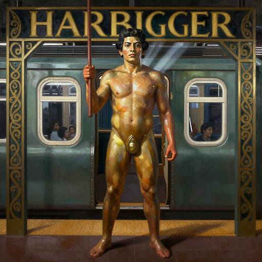 Art Deco Subway Harbinger Scene