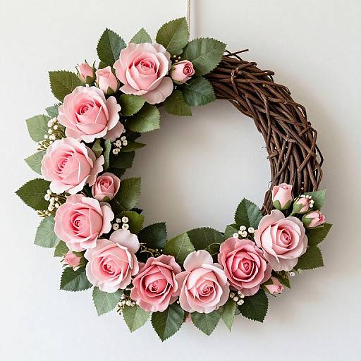 Luna Rose Garden Wreath Keepsake