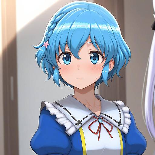 Illustration of Dorothy west, pretty series in the style of Shibori kasu