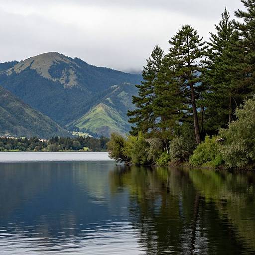 Serene Lakeside Pines in Pucon