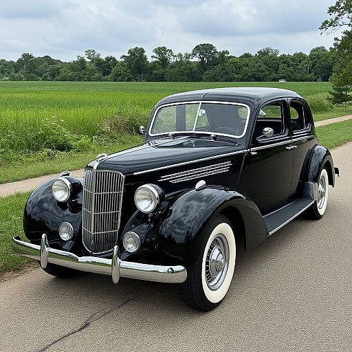 1938 Chrysler Imperial on Scenic Road