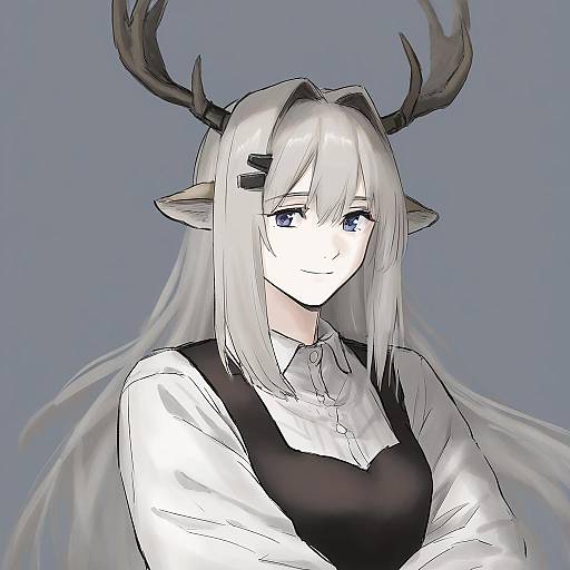 Illustration of Alina (arknights), arknights in the style of Nathaniel pennel