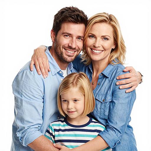 Family Portrait with Love and Smiles