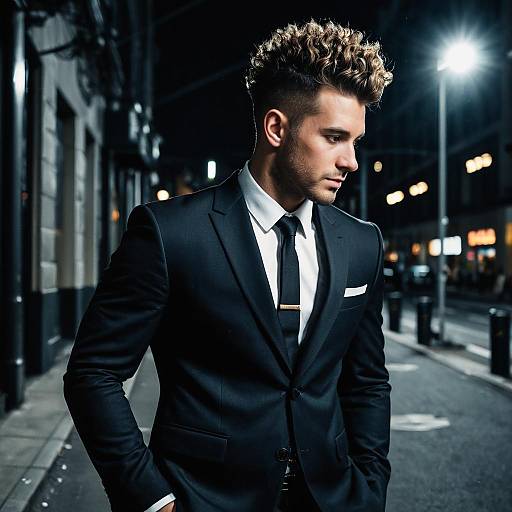 Curly Faux Hawk in Urban Fashion